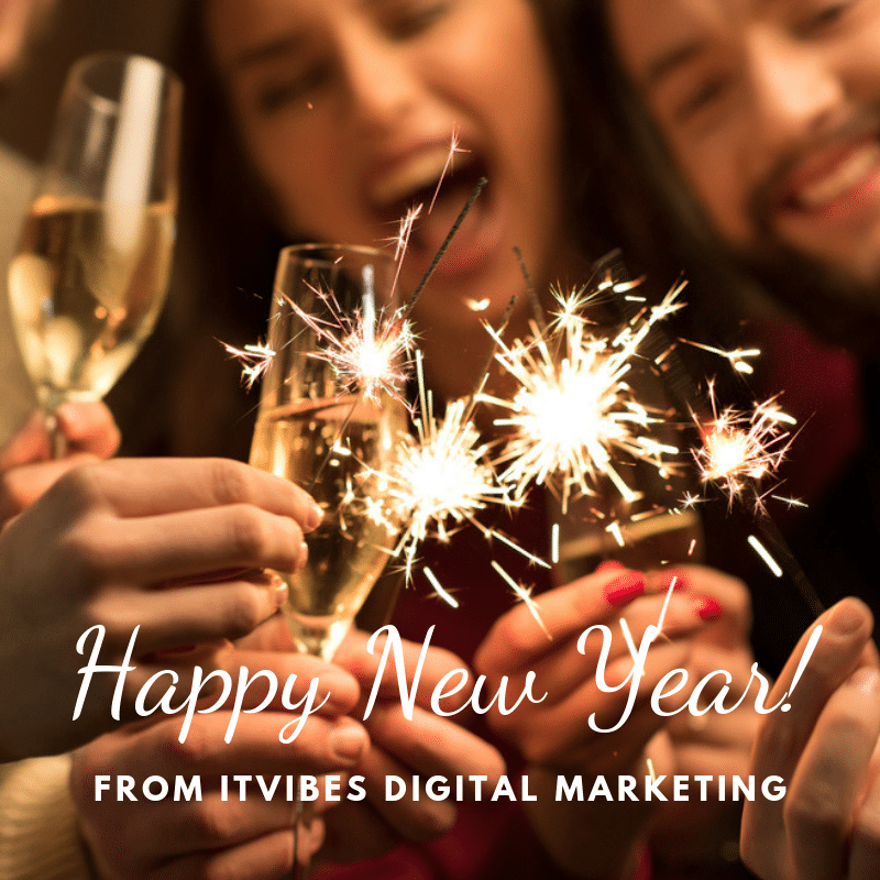 Happy New Year from IT Vibes, Web Design and Marketing Agency, The Woodlands, TX
